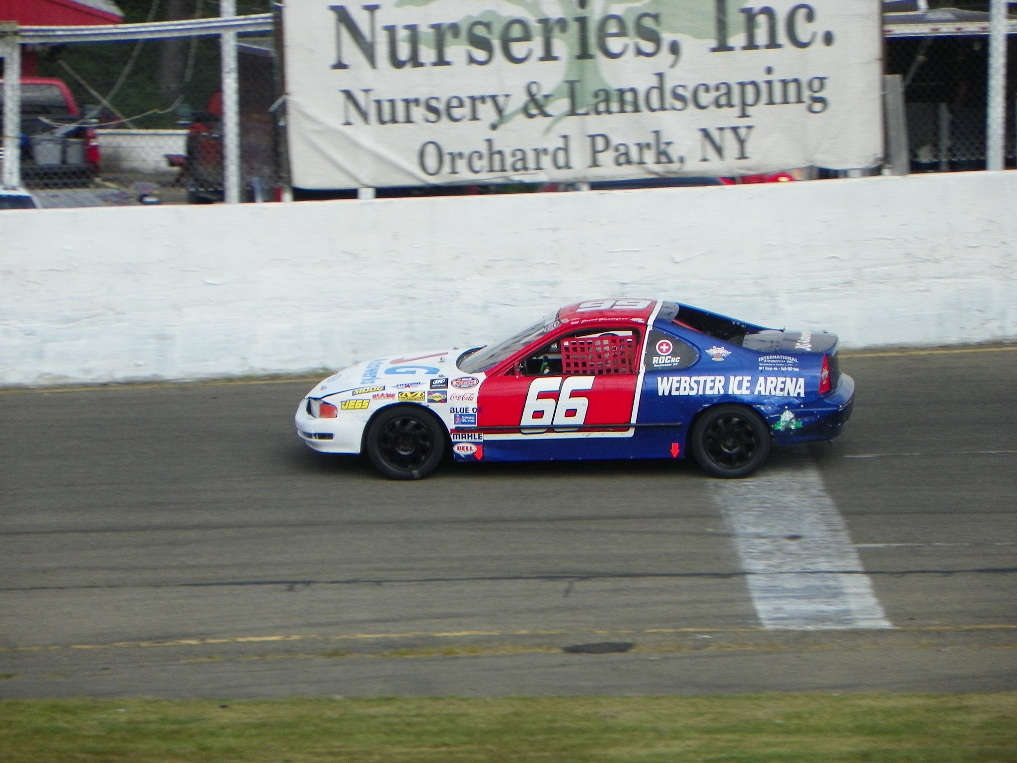 1996 Honda Prelude, Red, White & Blue